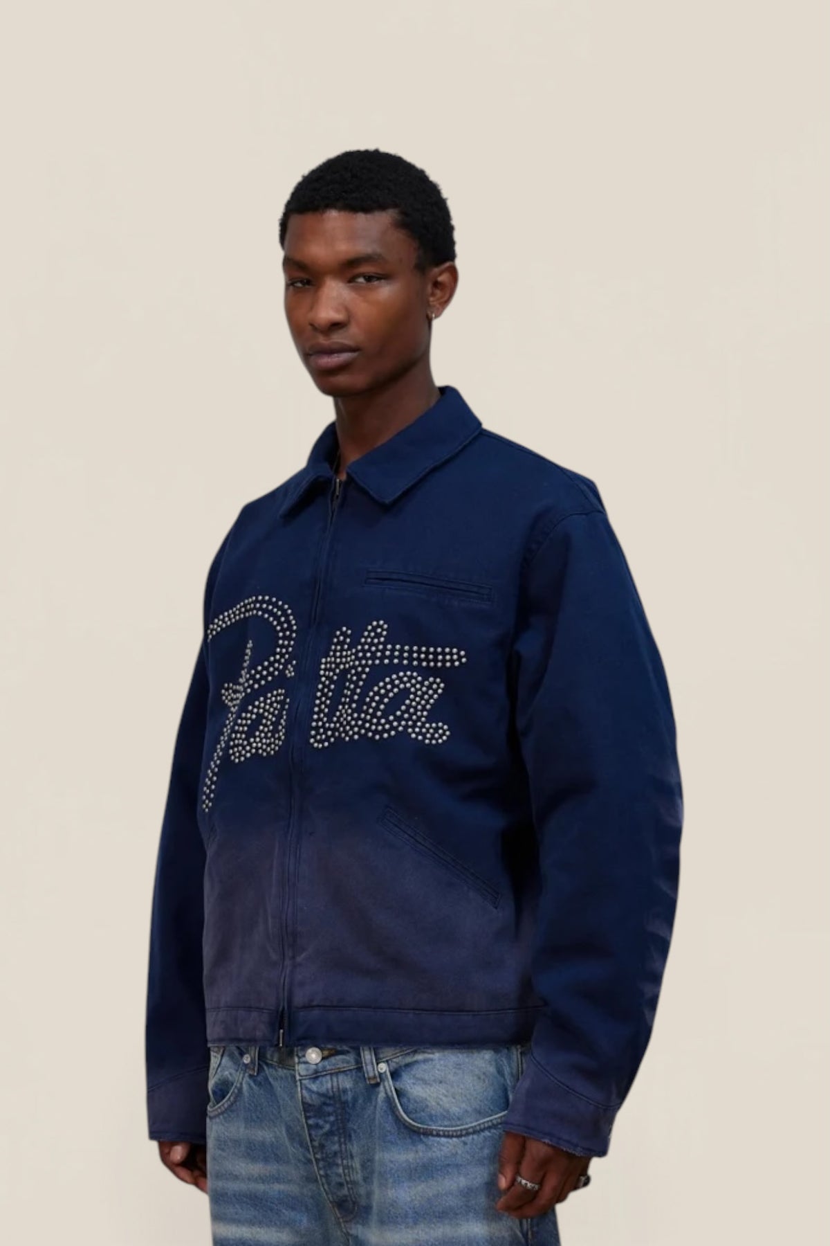Patta Canvas Workwear Jacket Peacoat
