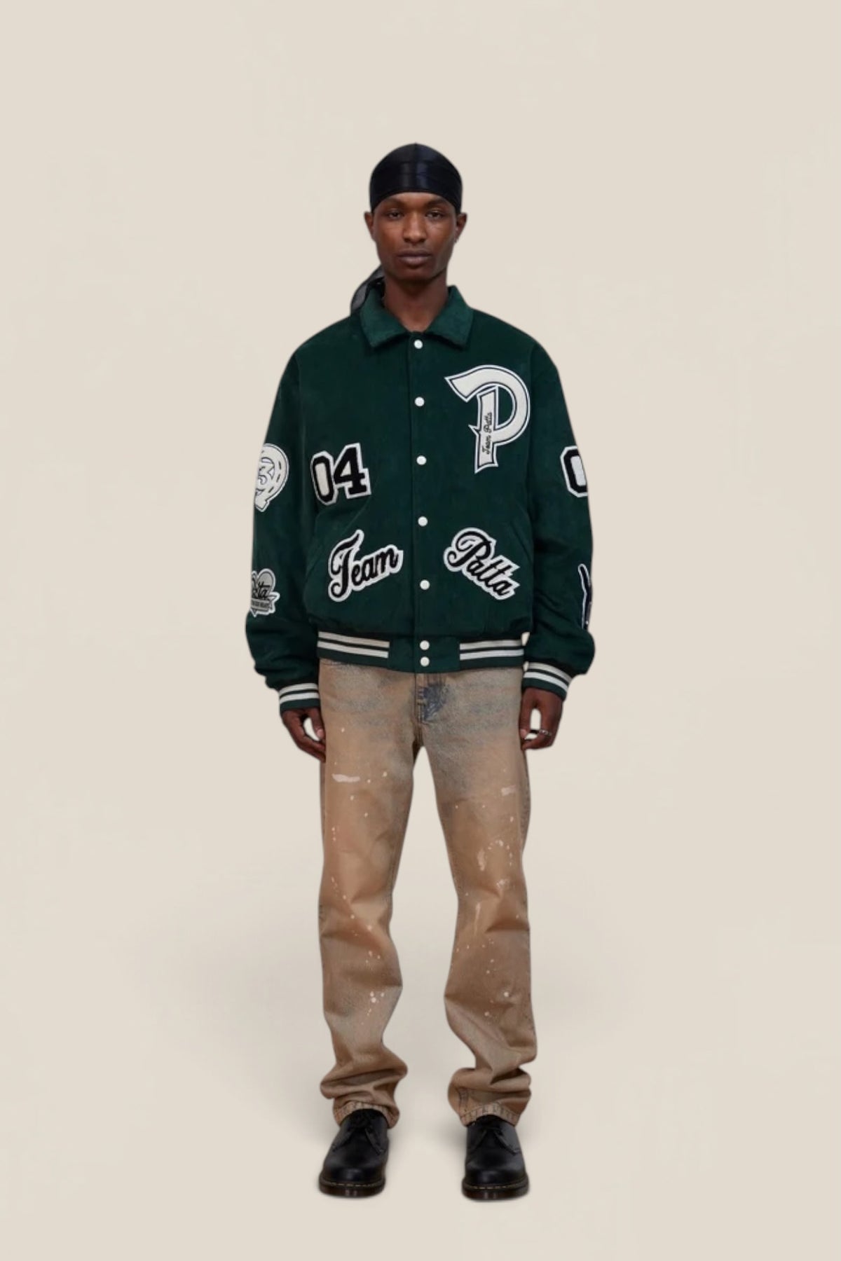 Patta Corduroy Bomber Jacket Pine Grove