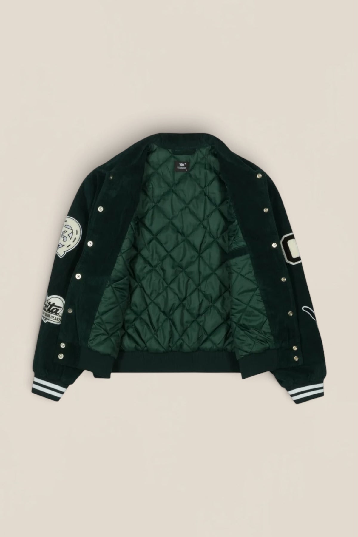 Patta Corduroy Bomber Jacket Pine Grove
