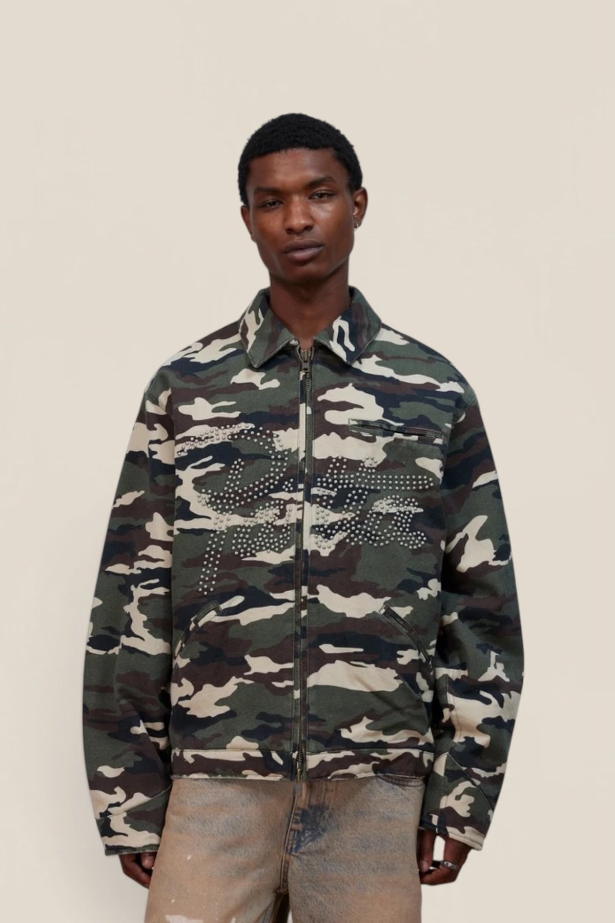 Patta Camo Canvas Workwear Jacket Mojave Dessert