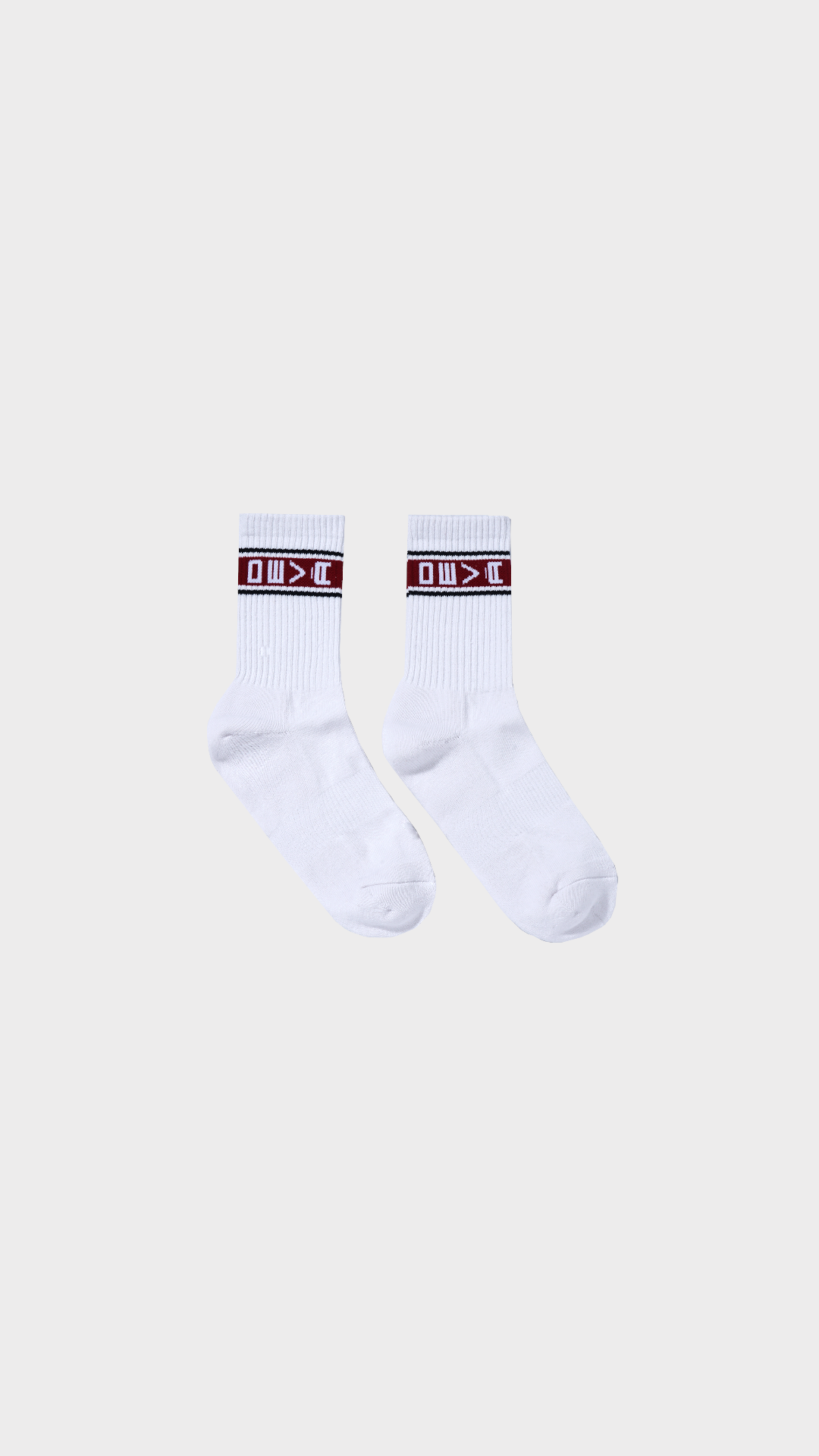 Striped Socks Classic White