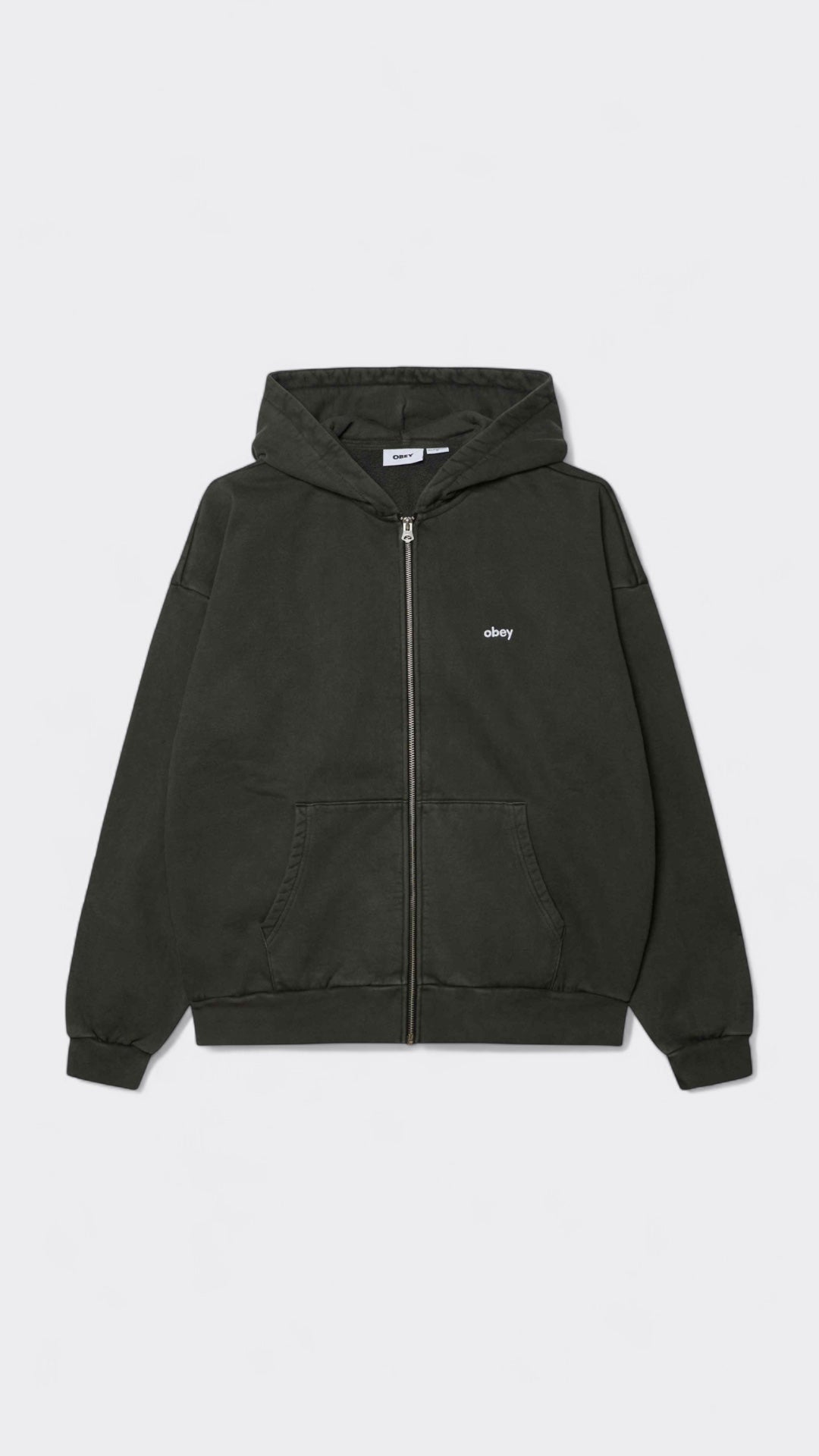 Obey Lowercase Pigment Zip Hood