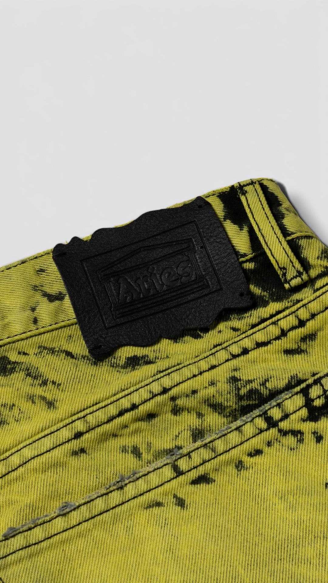 Heavy Acid Wash Wide Leg Short