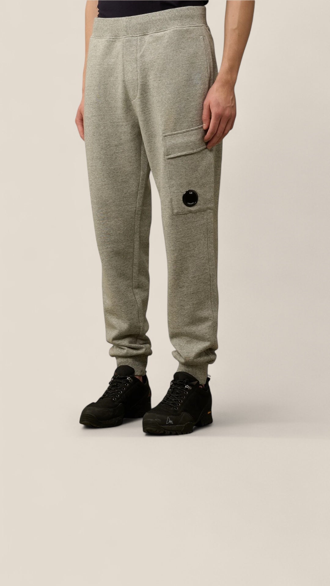 Diagonal Raised Fleece Cargo Sweatpants