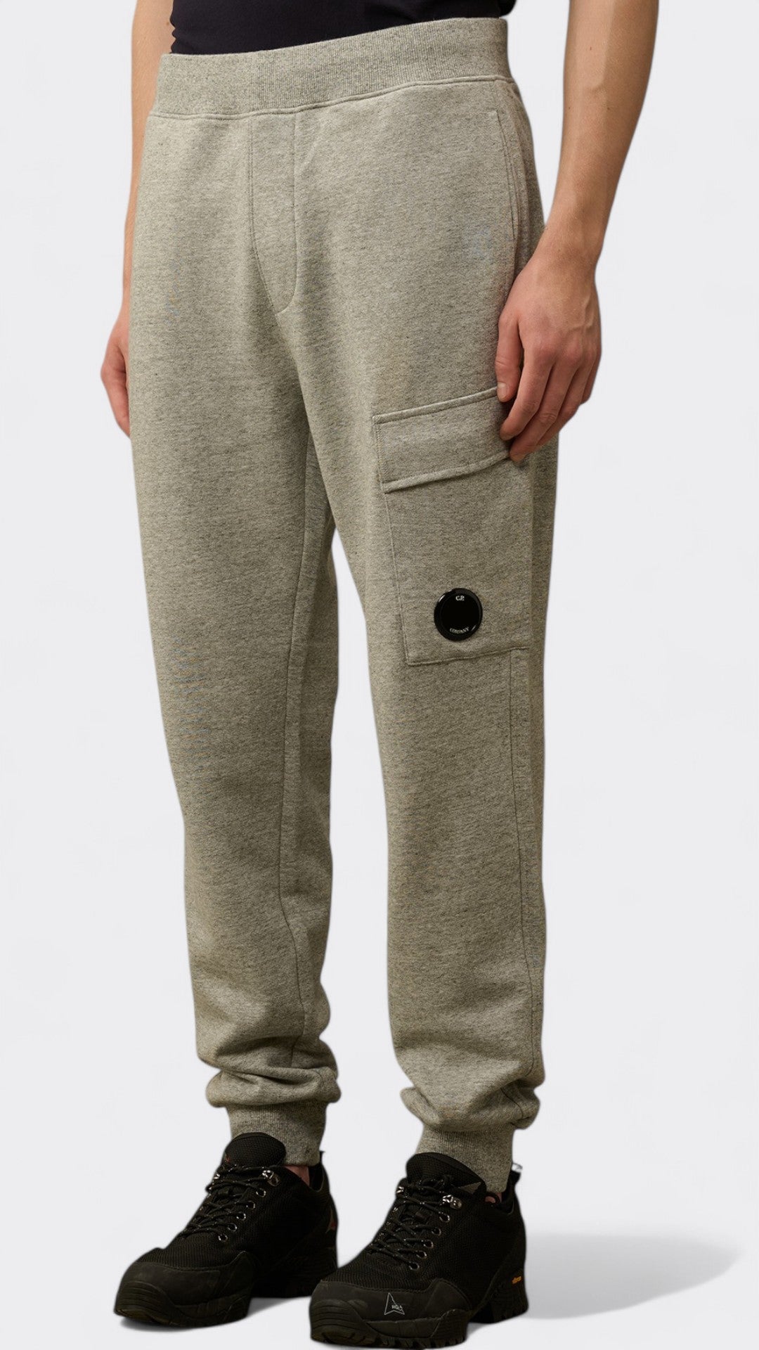 Diagonal Raised Fleece Cargo Sweatpants