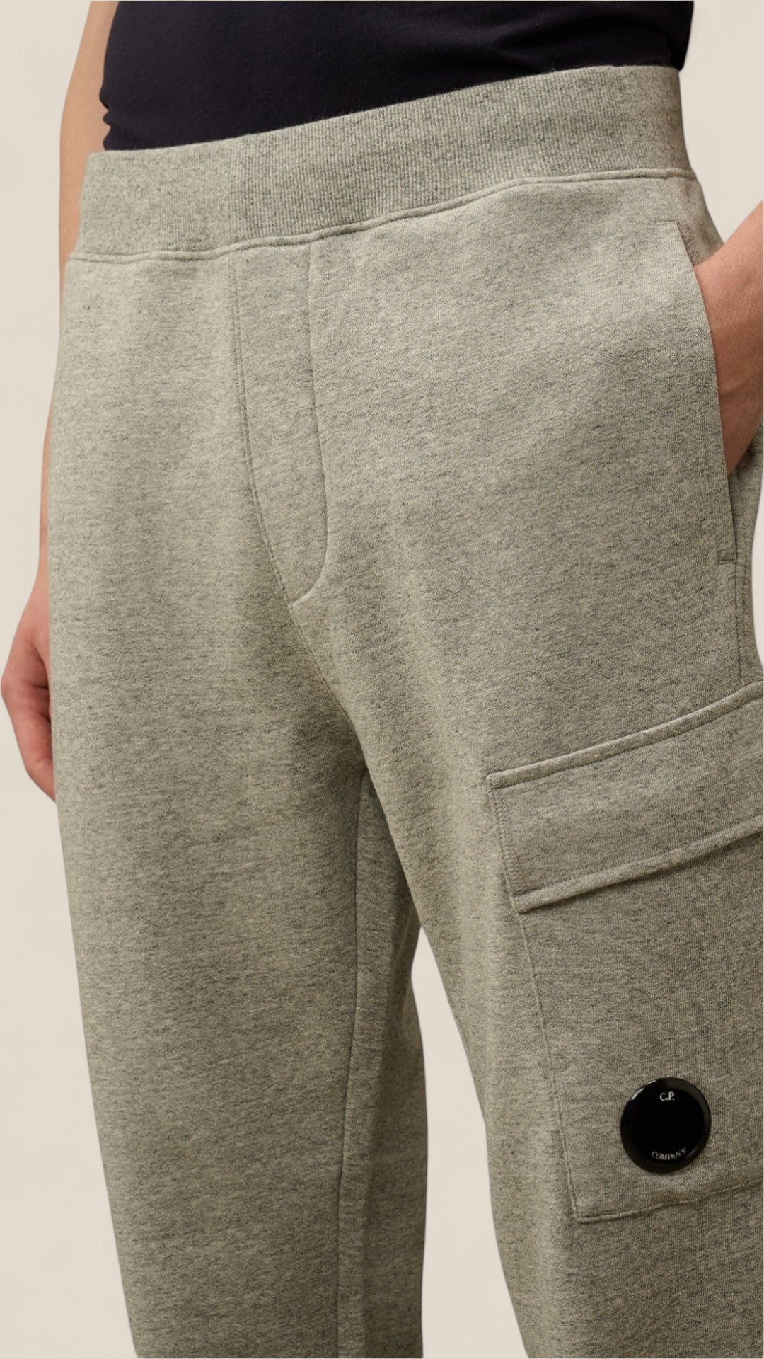 Diagonal Raised Fleece Cargo Sweatpants