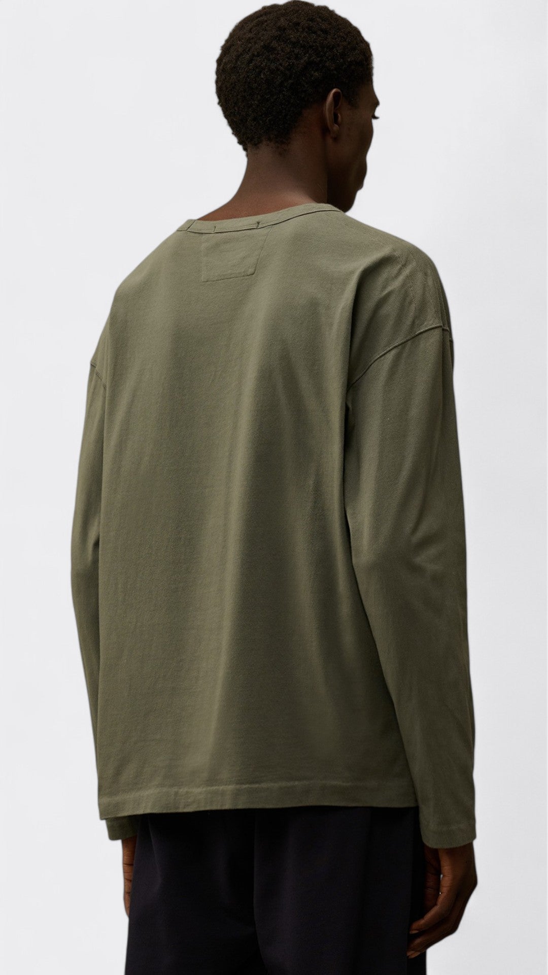 20/1 Jersey Boxy Longsleeve Logo T-Shirt