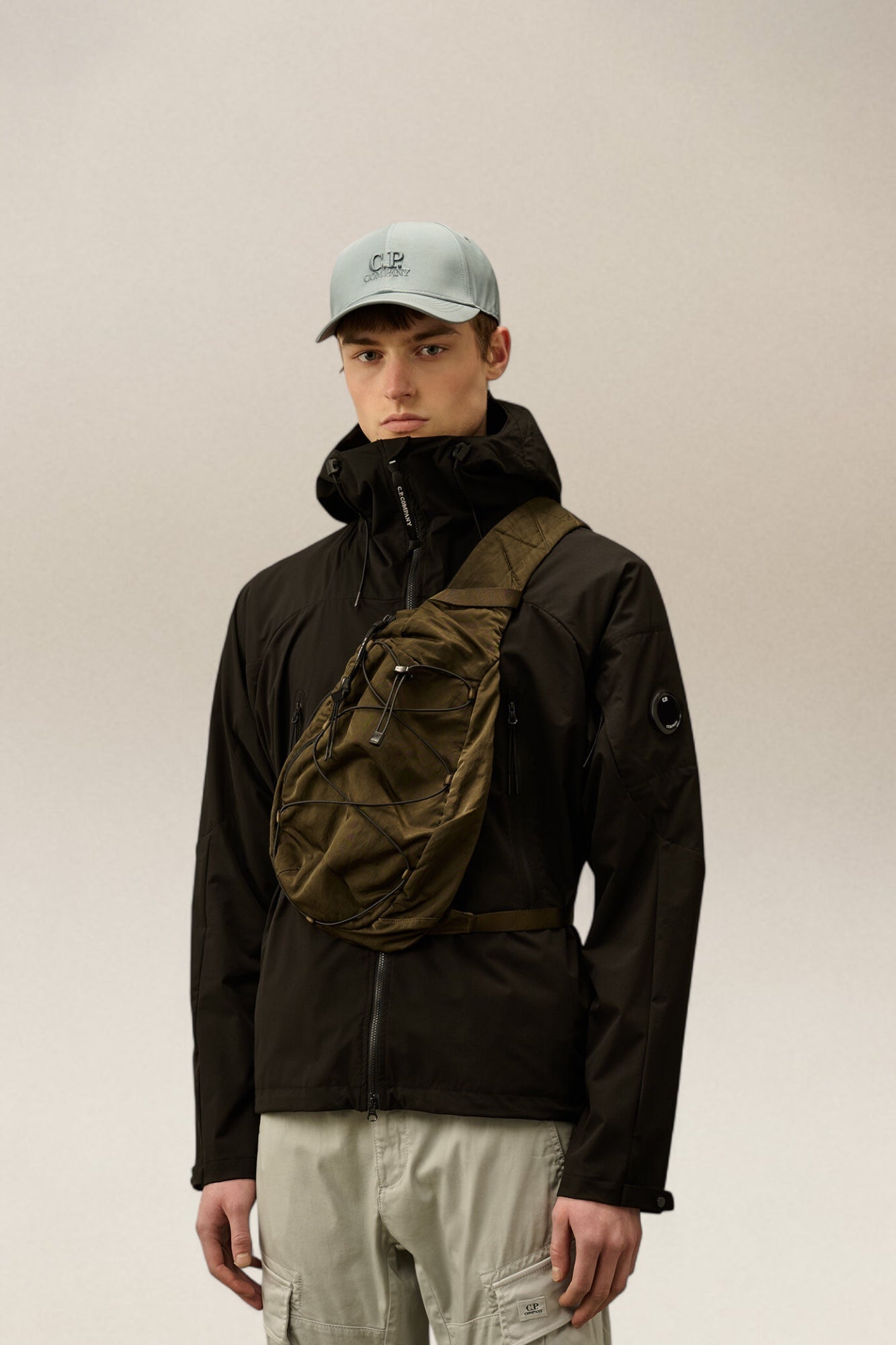 Nylon B Crossbody Rucksack