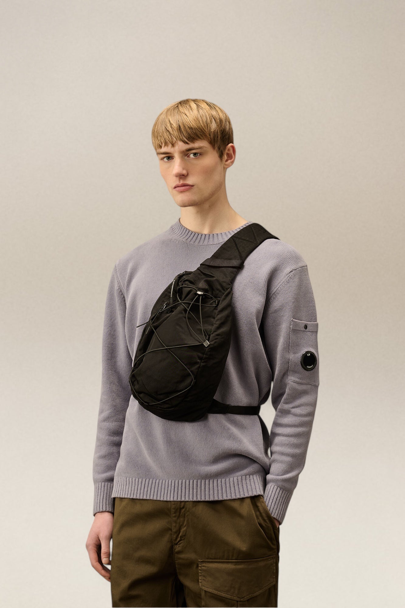 Nylon B Crossbody Rucksack
