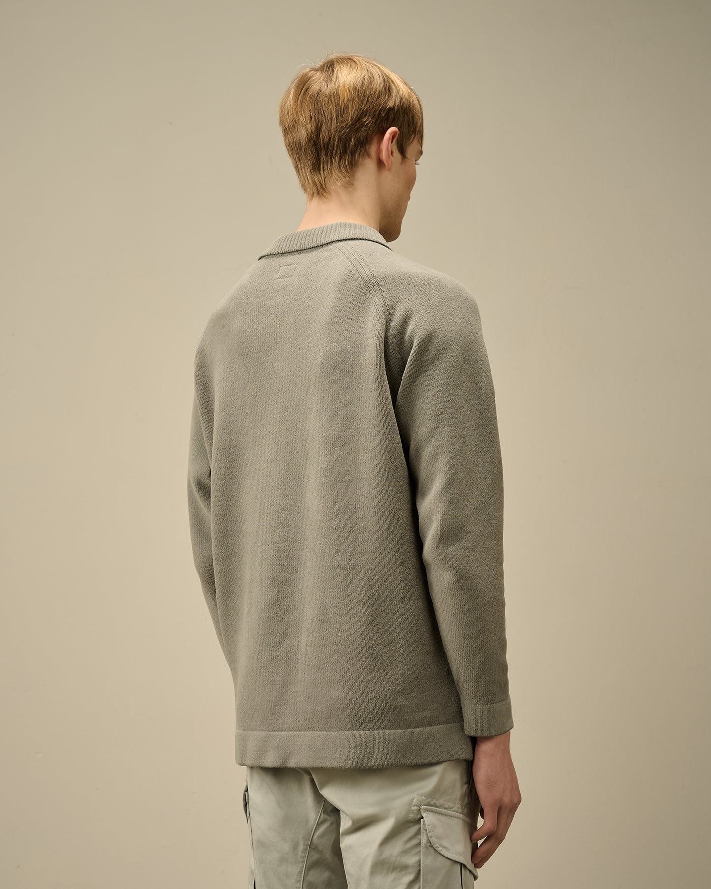 Chenille Polo Knit