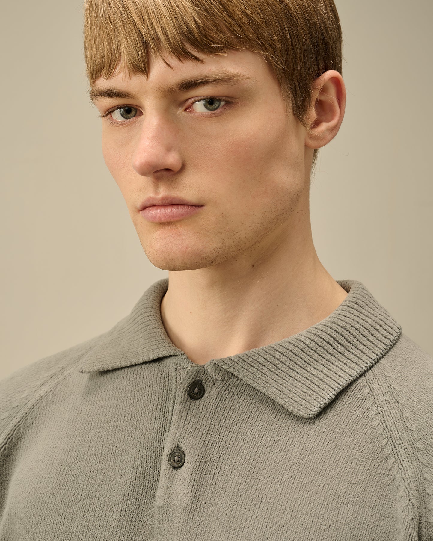 Chenille Polo Knit