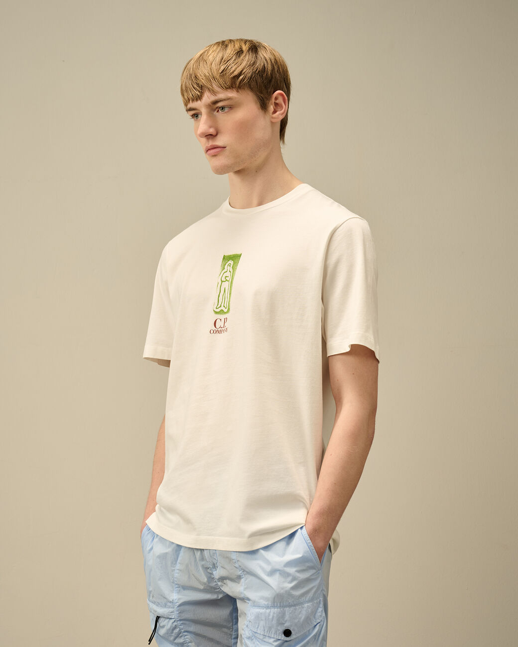 24/1 Jersey Front and Back Logo T-Shirt