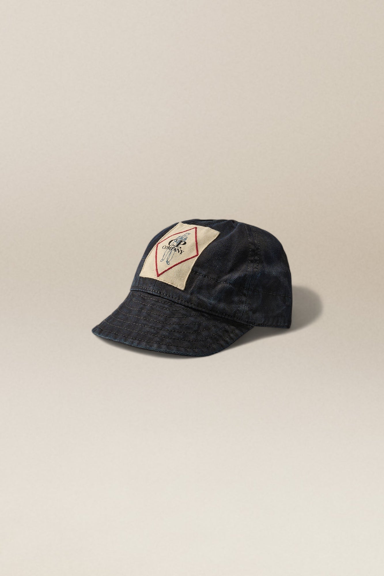 3/4 Plated Denim Logo Cap