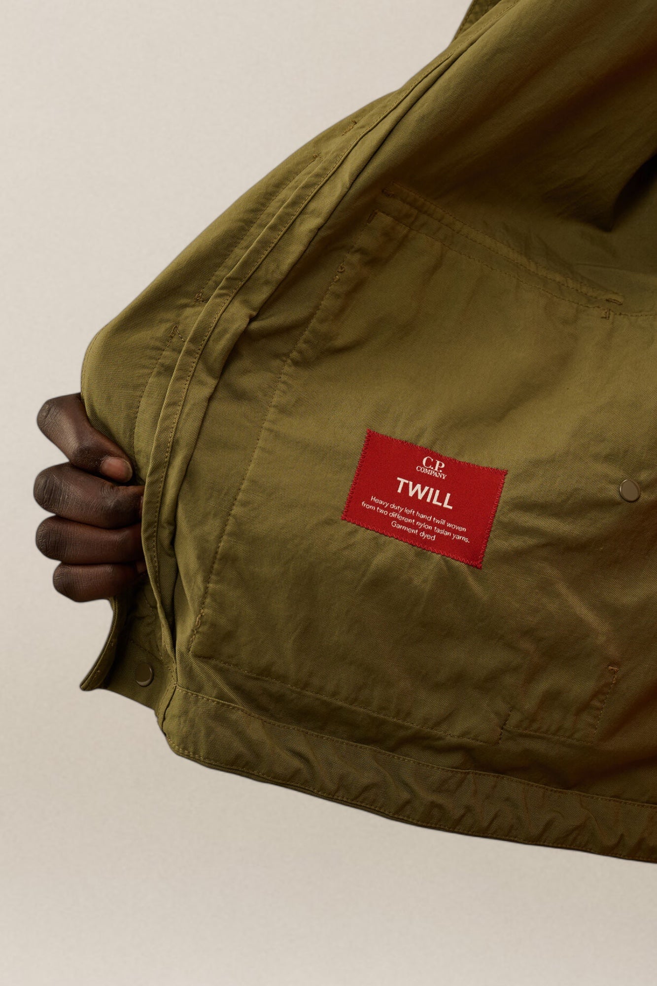 Twill Hooded Short Jacket