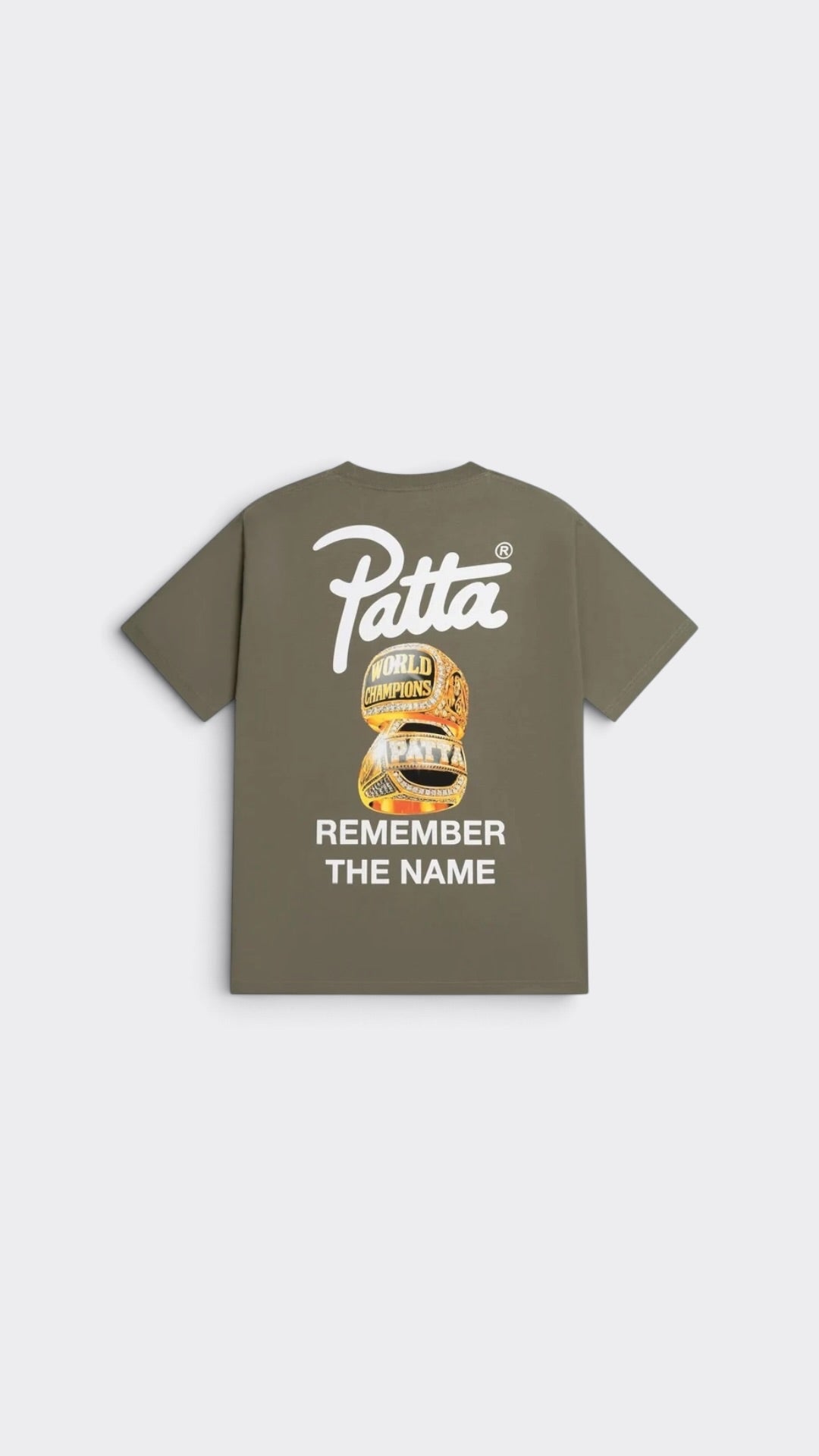 Patta Championship T-Shirt Dusty Olive