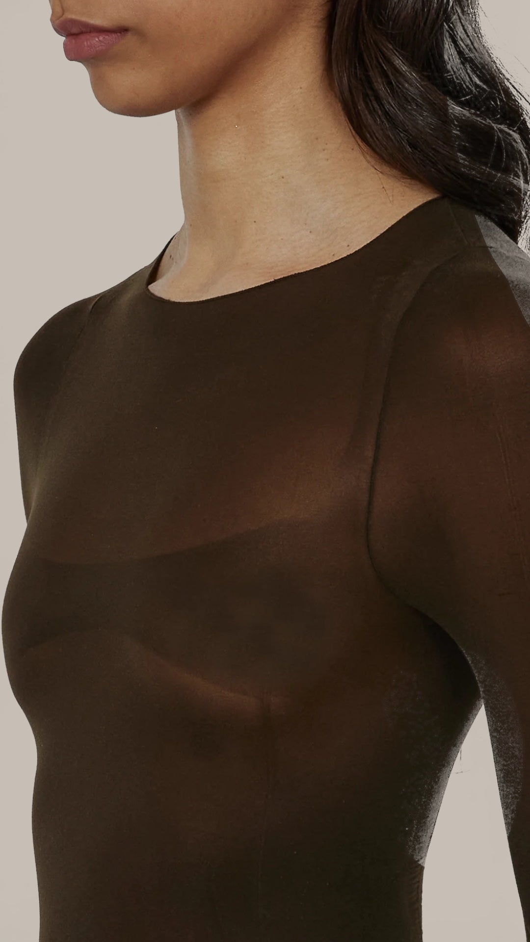 Ultralight Seamless See Through L/S
