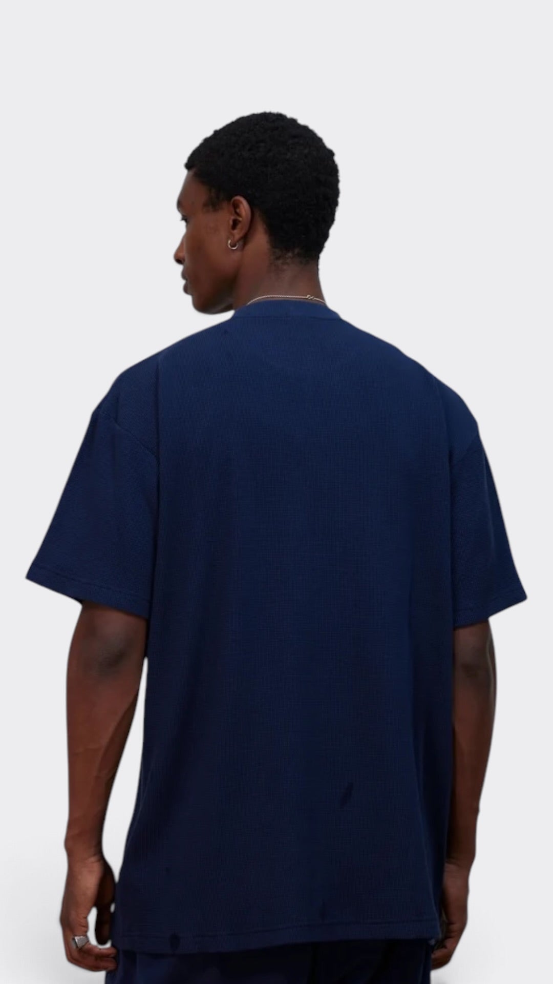 Patta Waffle Script Logo T-Shirt Black Iris
