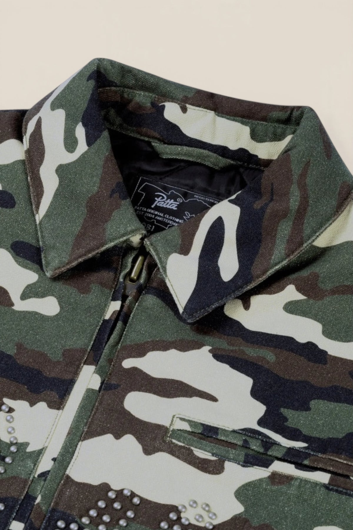 Patta Camo Canvas Workwear Jacket Mojave Dessert
