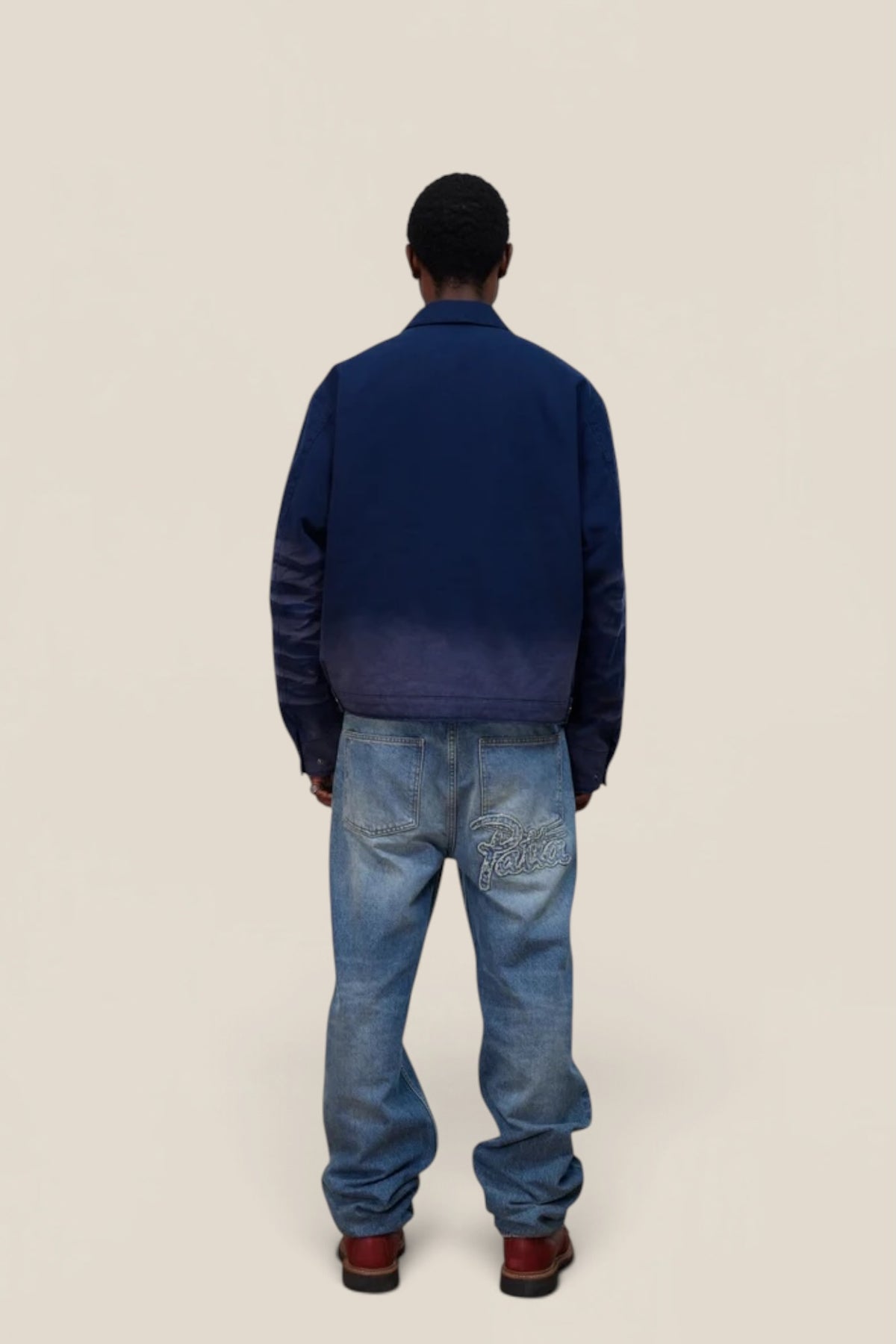 Patta Canvas Workwear Jacket Peacoat
