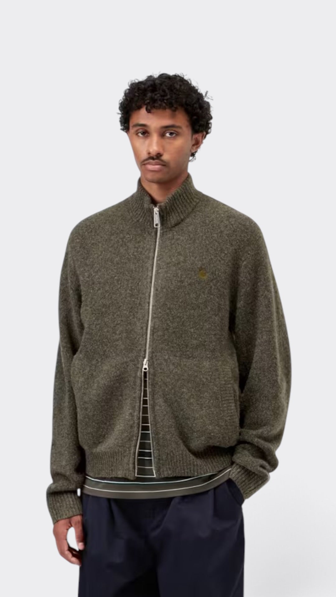 Curtis Sweater Jacket Tangled Shungite