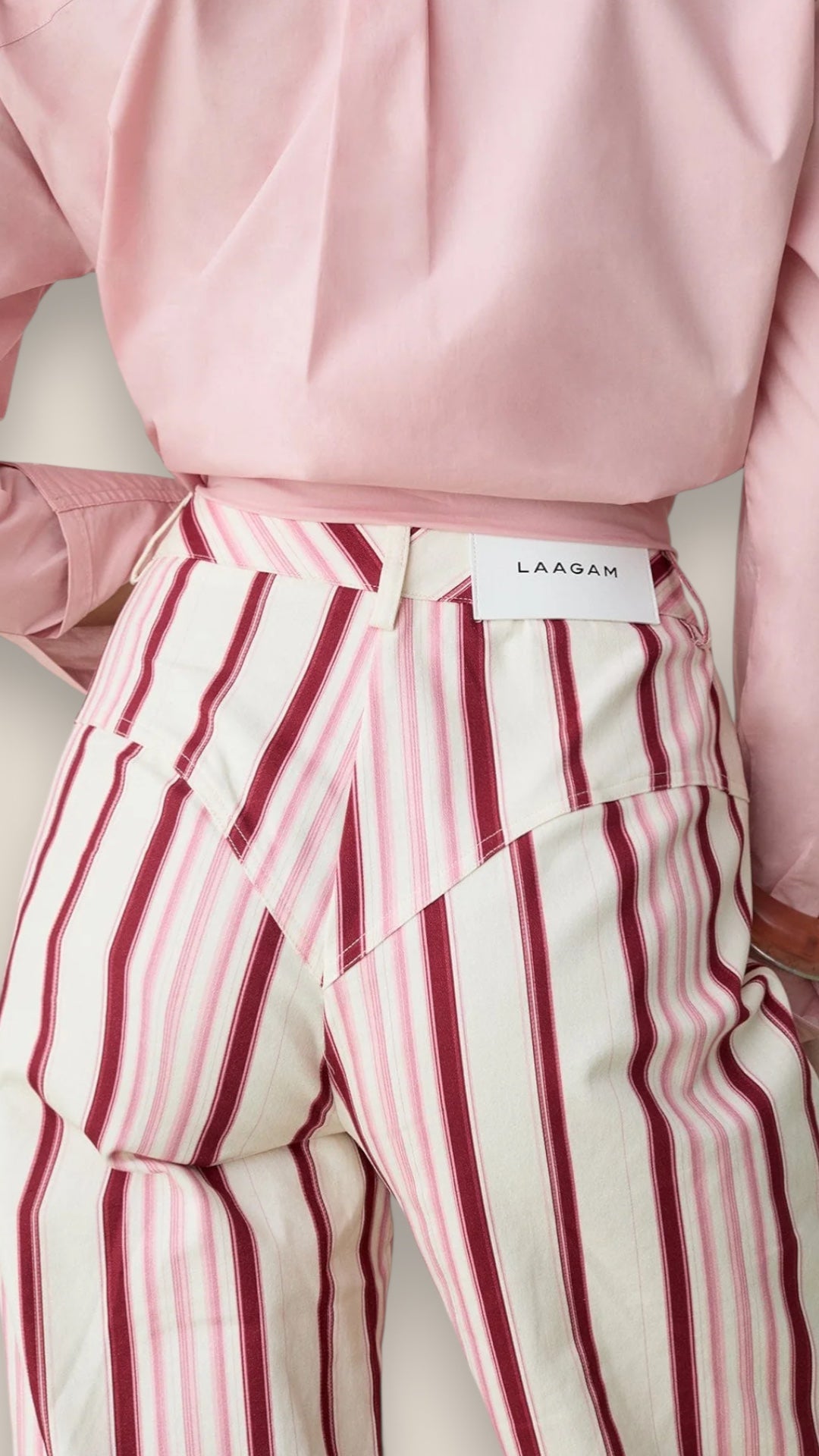 Leroy Pink Striped Pants