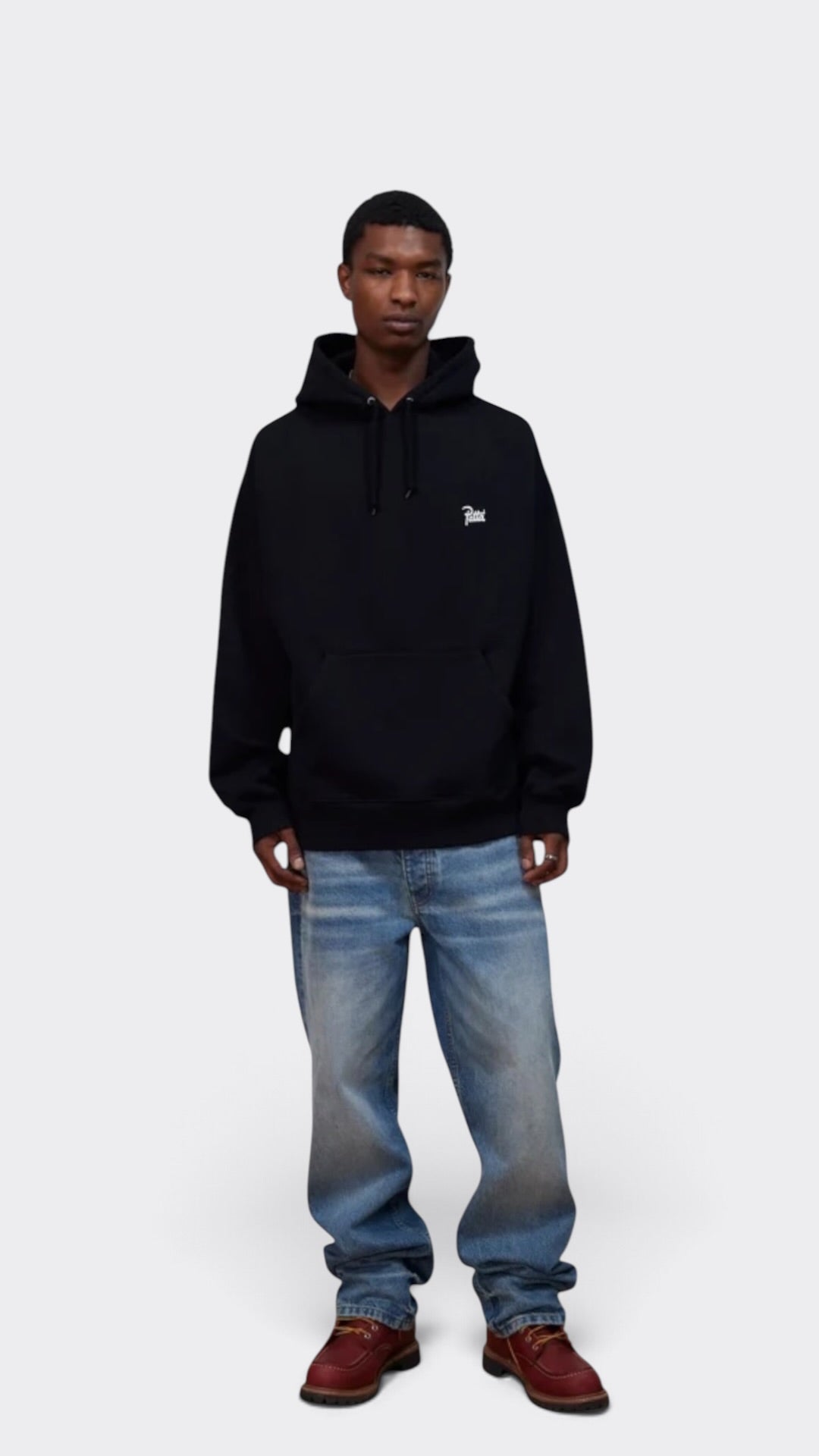 Patta Championship Hooded Sweater Black