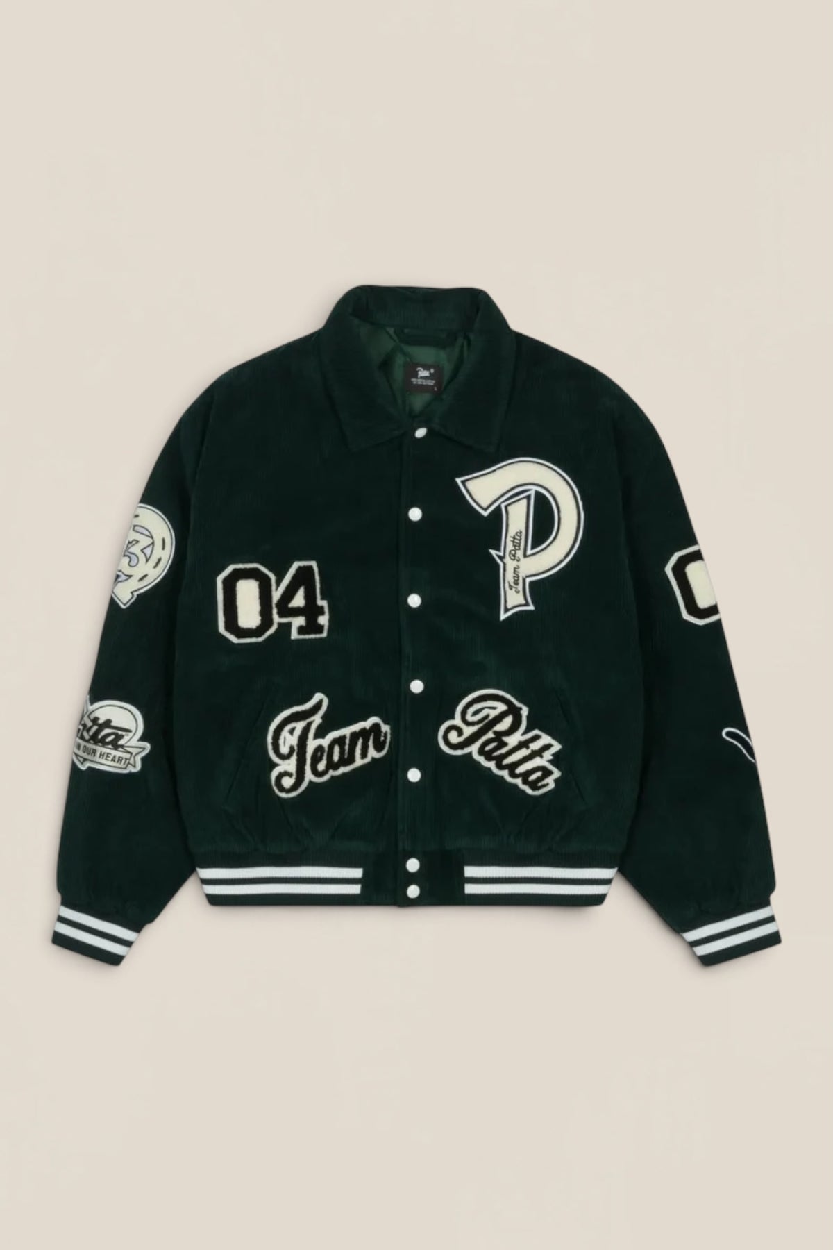 Patta Corduroy Bomber Jacket Pine Grove