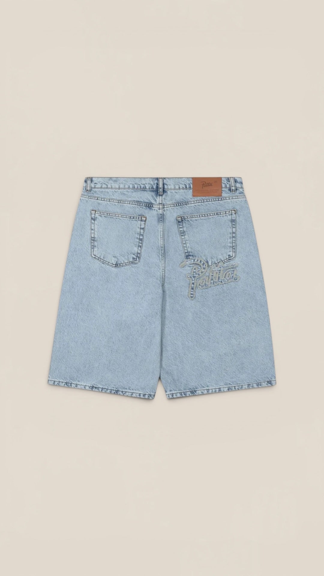 Patta Light Wash Denim Shorts