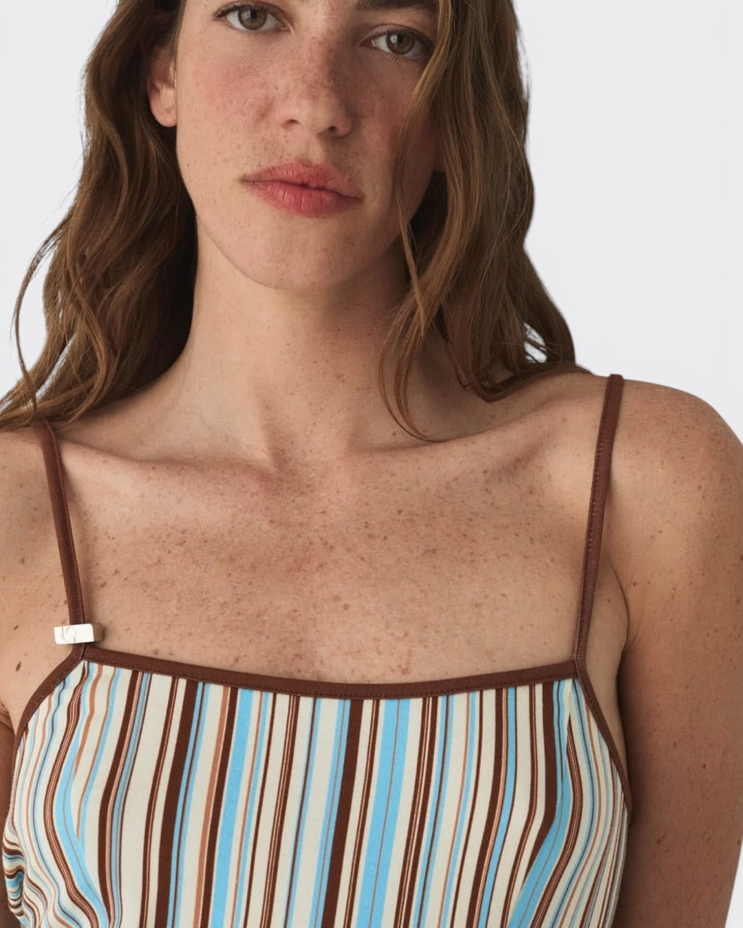 Mirel Striped Short Dress