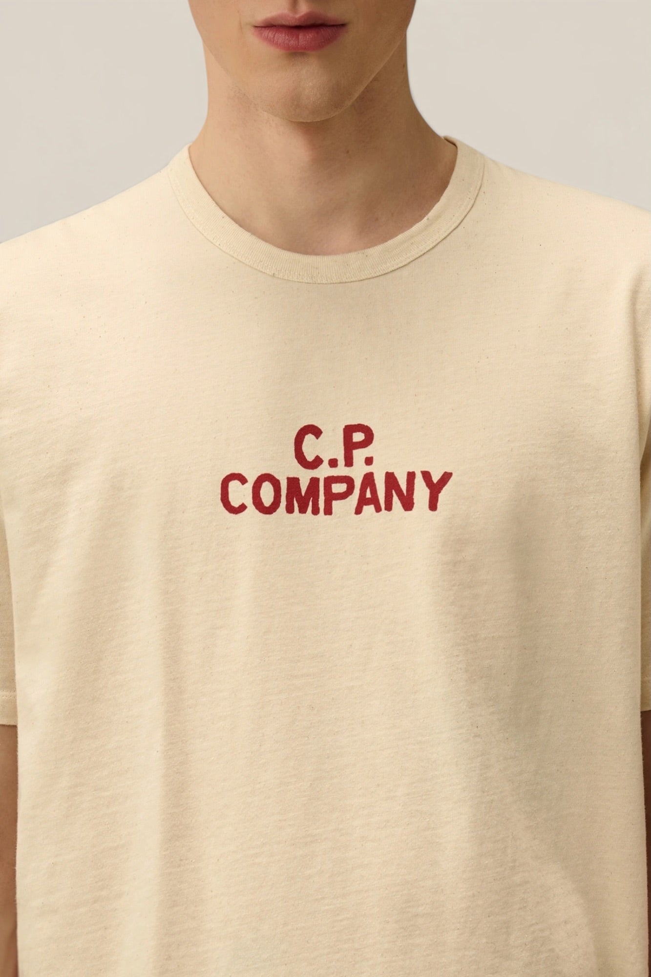 Natural Jersey Logo T-Shirt