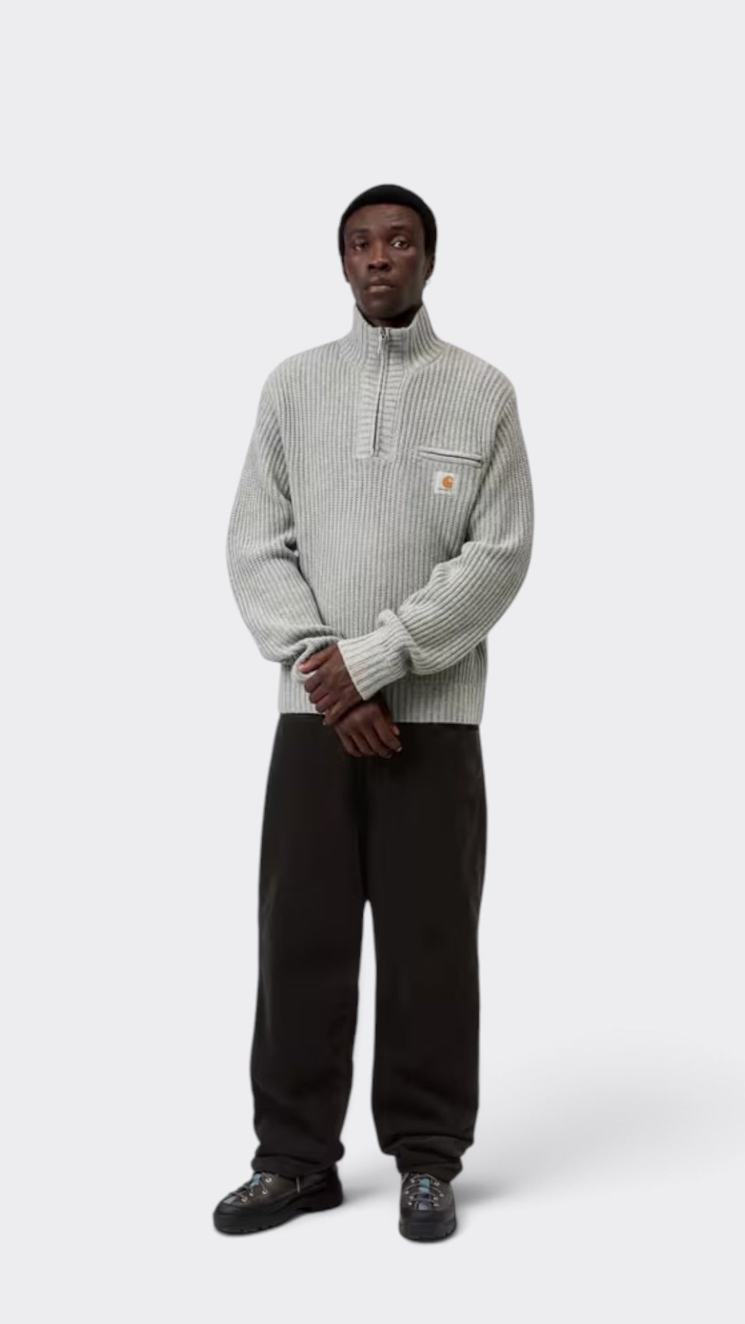 Detroit Half Zip Sweater