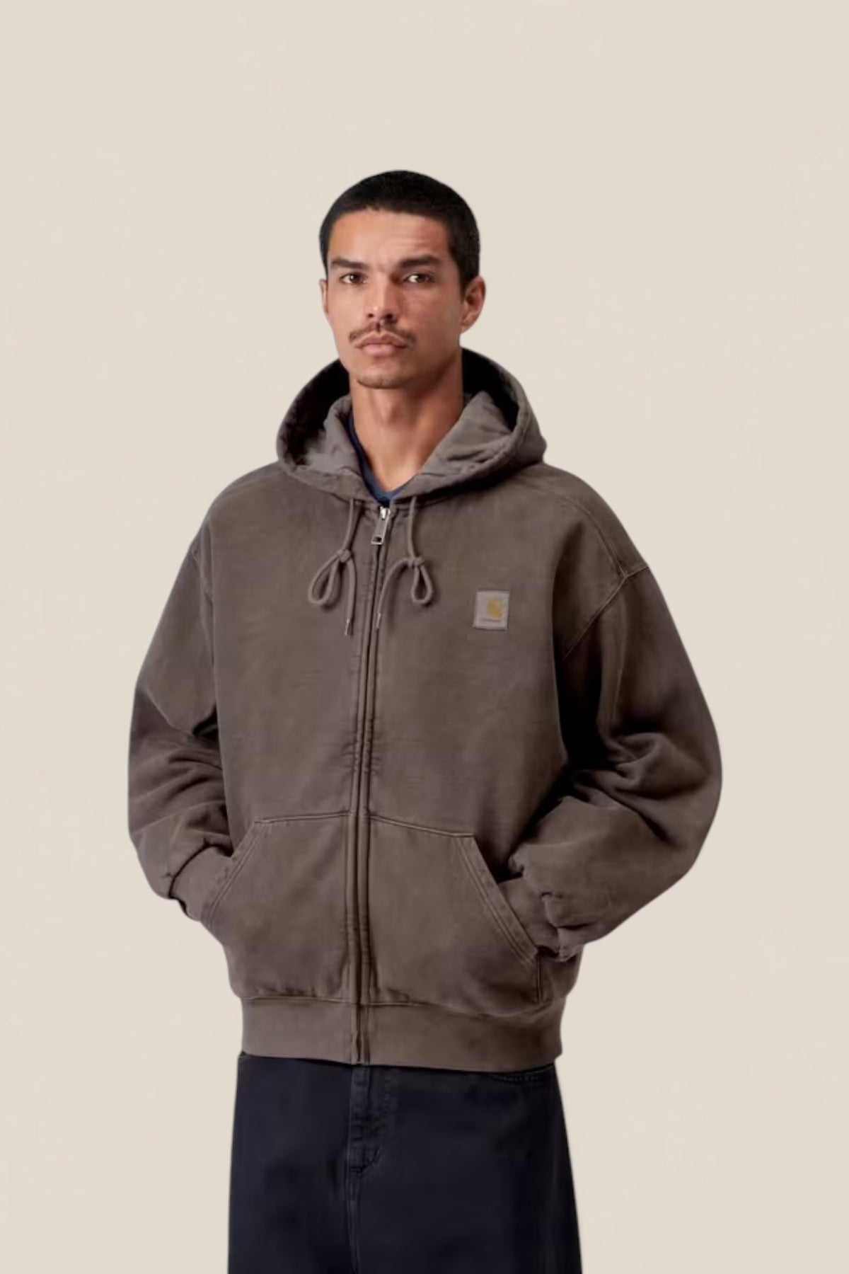 Detroit Half Zip Sweater Black