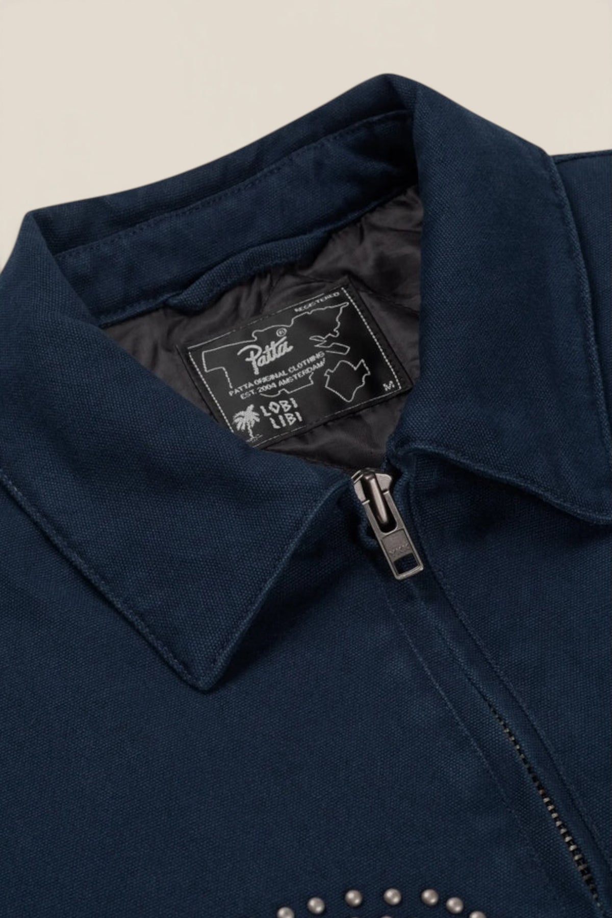 Patta Canvas Workwear Jacket Peacoat