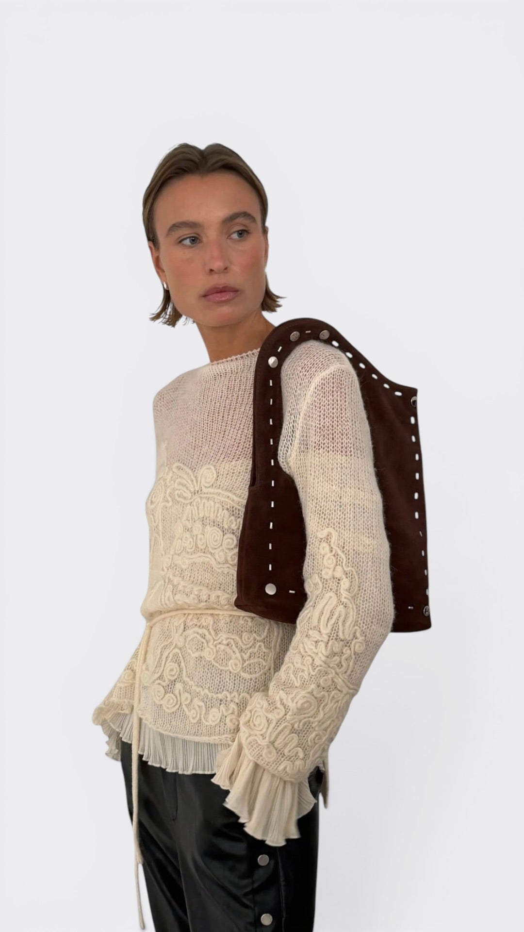 Nalia Suede Bag