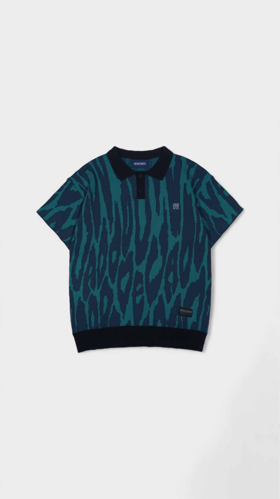 Jacquard Knit Polo