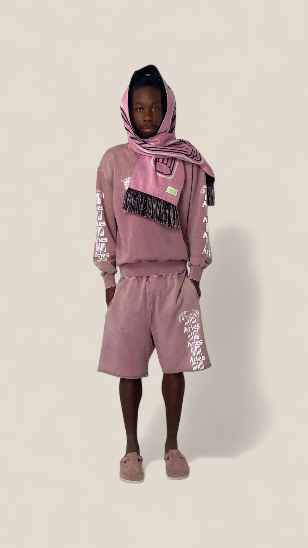 Aged Ancient Column Sweatshort