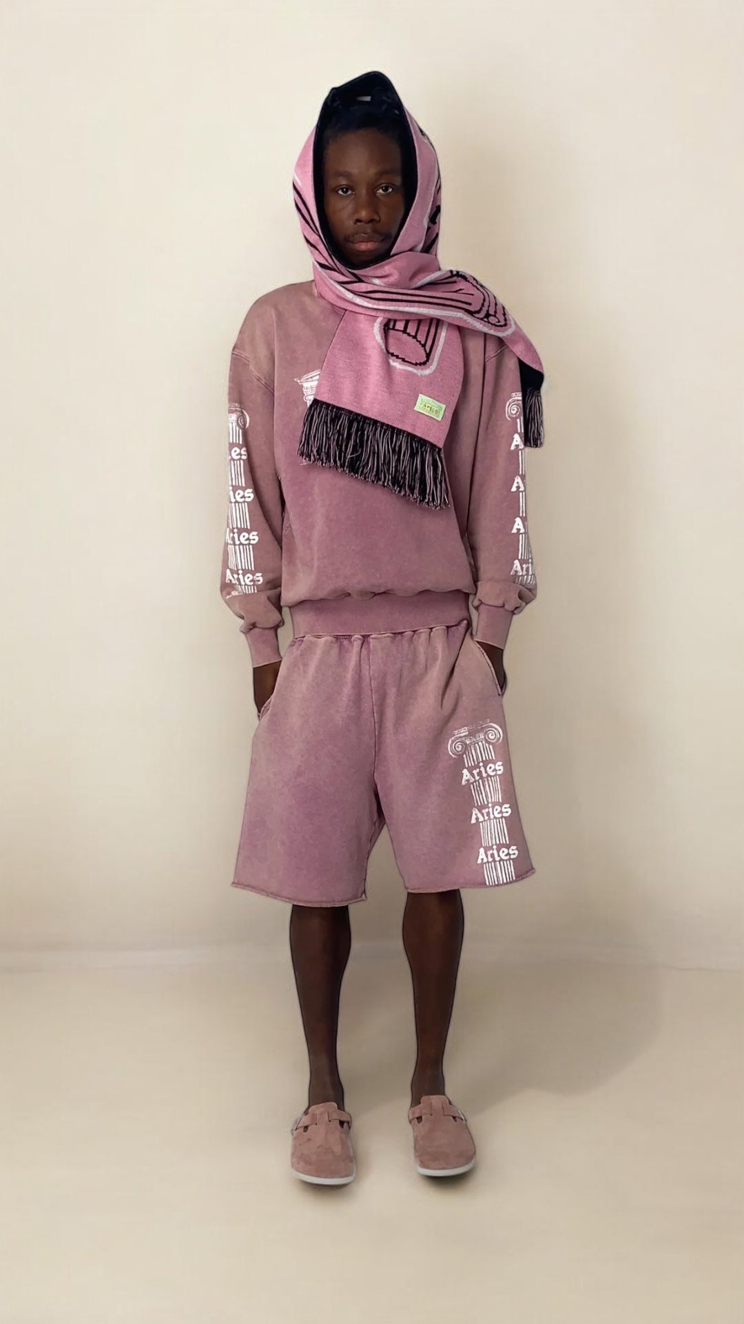 Aged Ancient Column Sweatshort