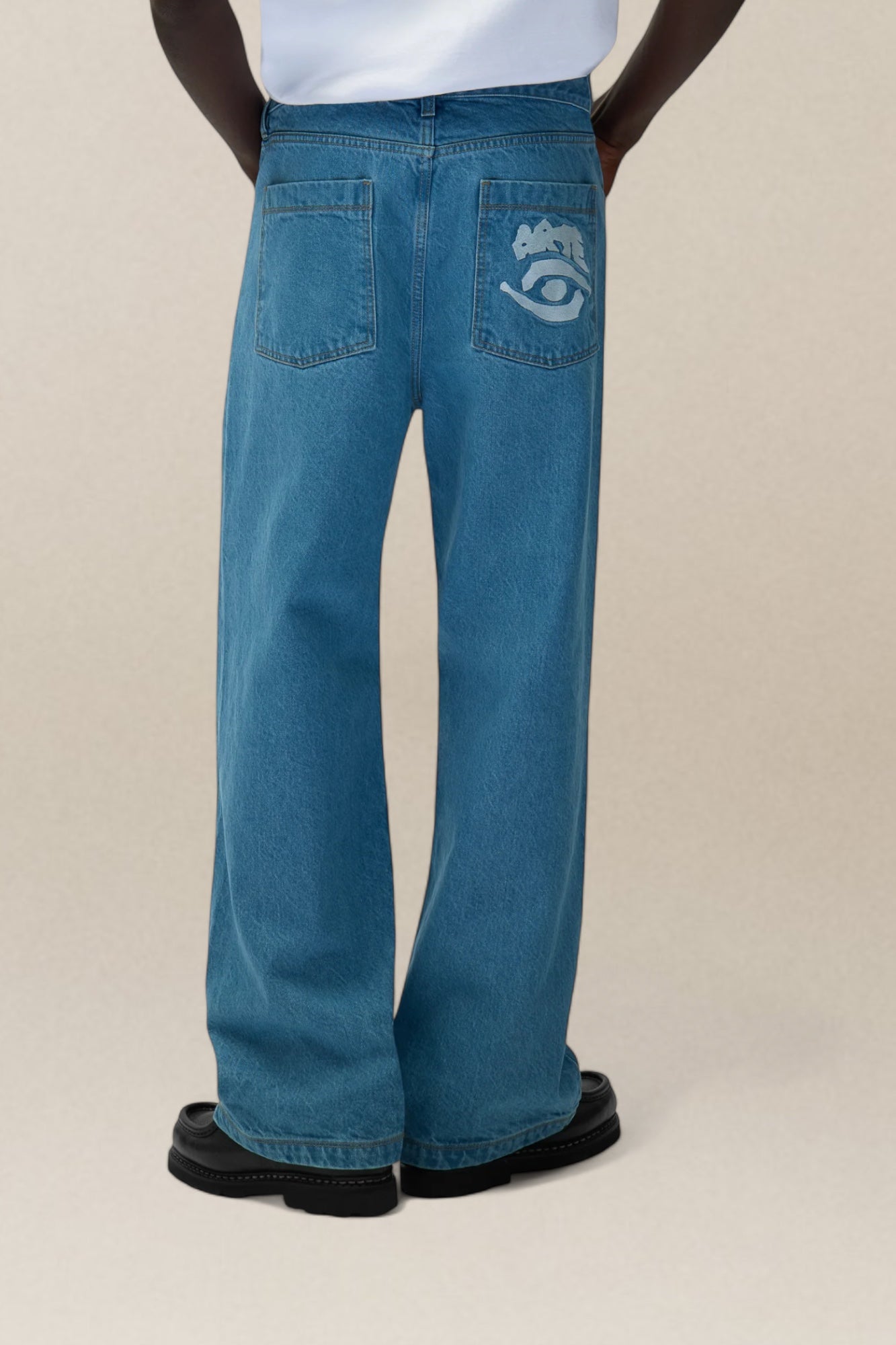 Back Pocket Graphic Pants