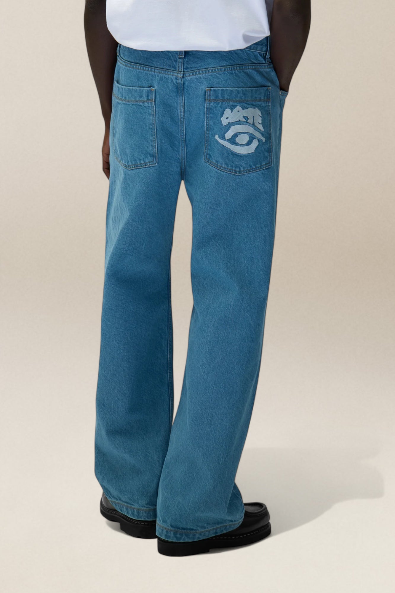 Back Pocket Graphic Pants