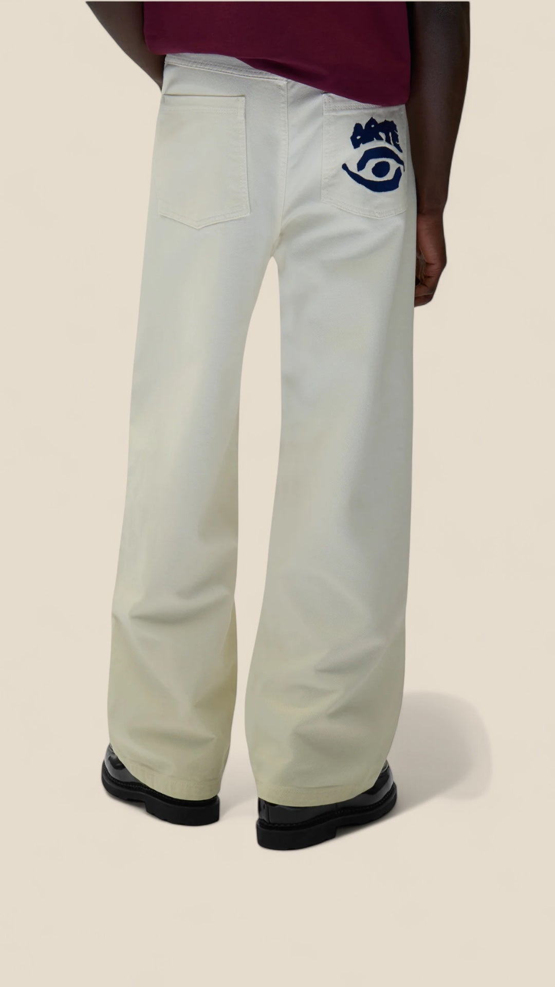 Back Pocket Graphic Pants