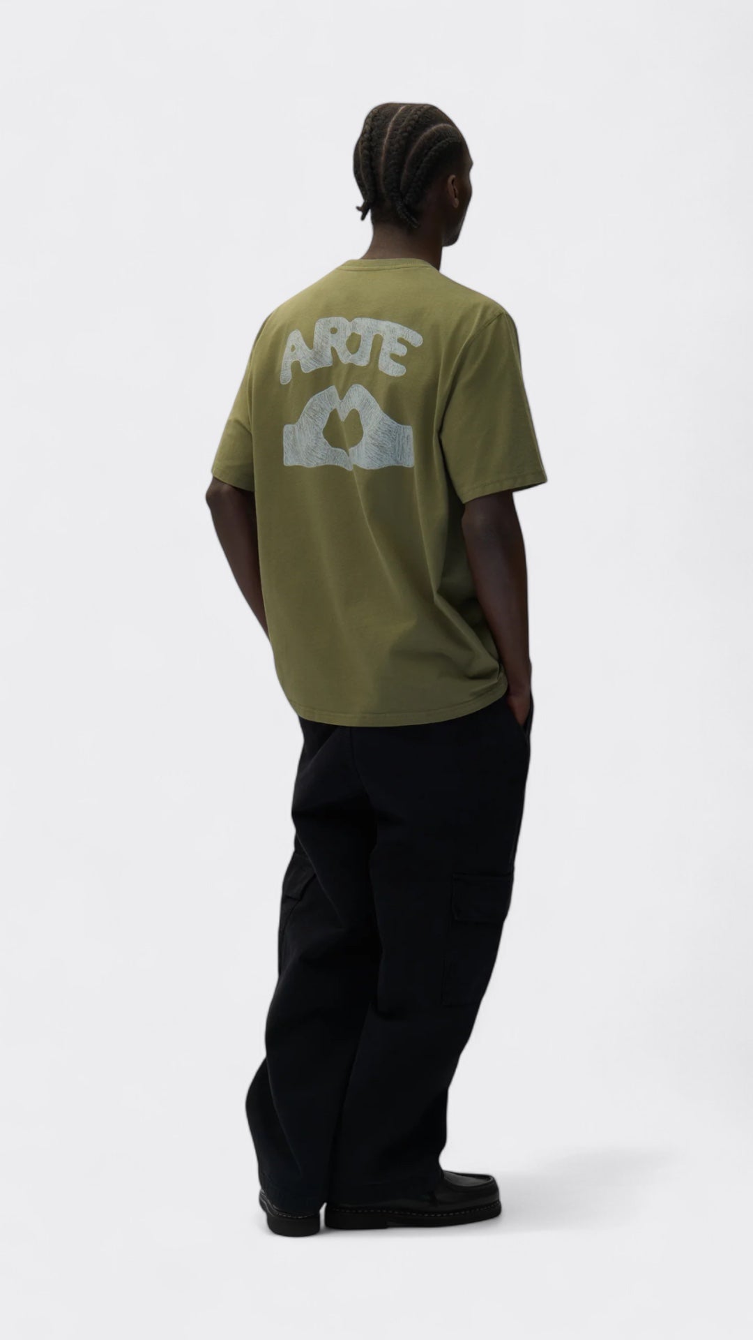 Diels Scribble T-shirt Green