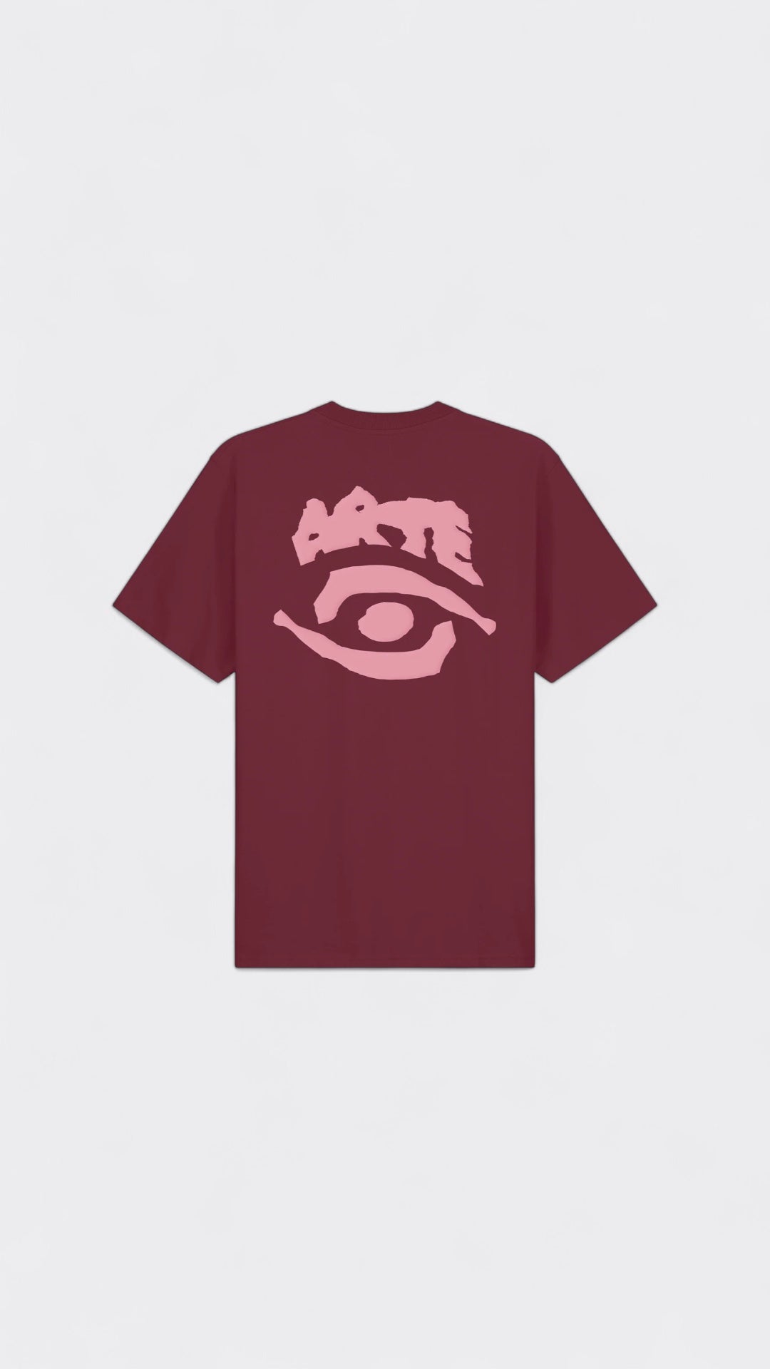 Eye Print T-shirt Bordeaux