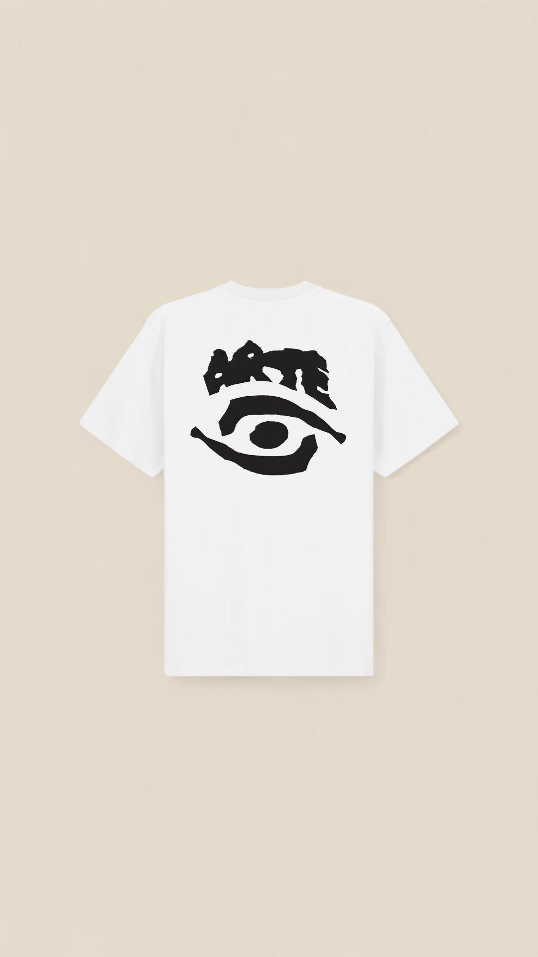 Eye Print T-shirt White