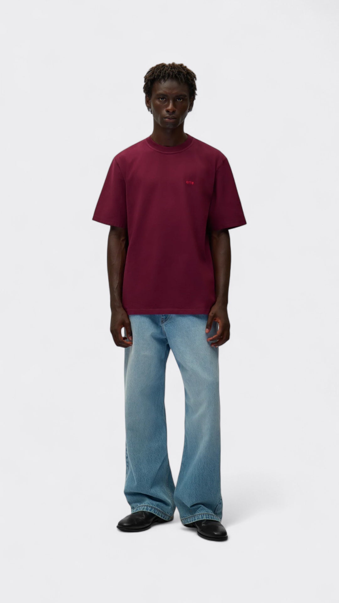Arte For All T-shirt Bordeaux