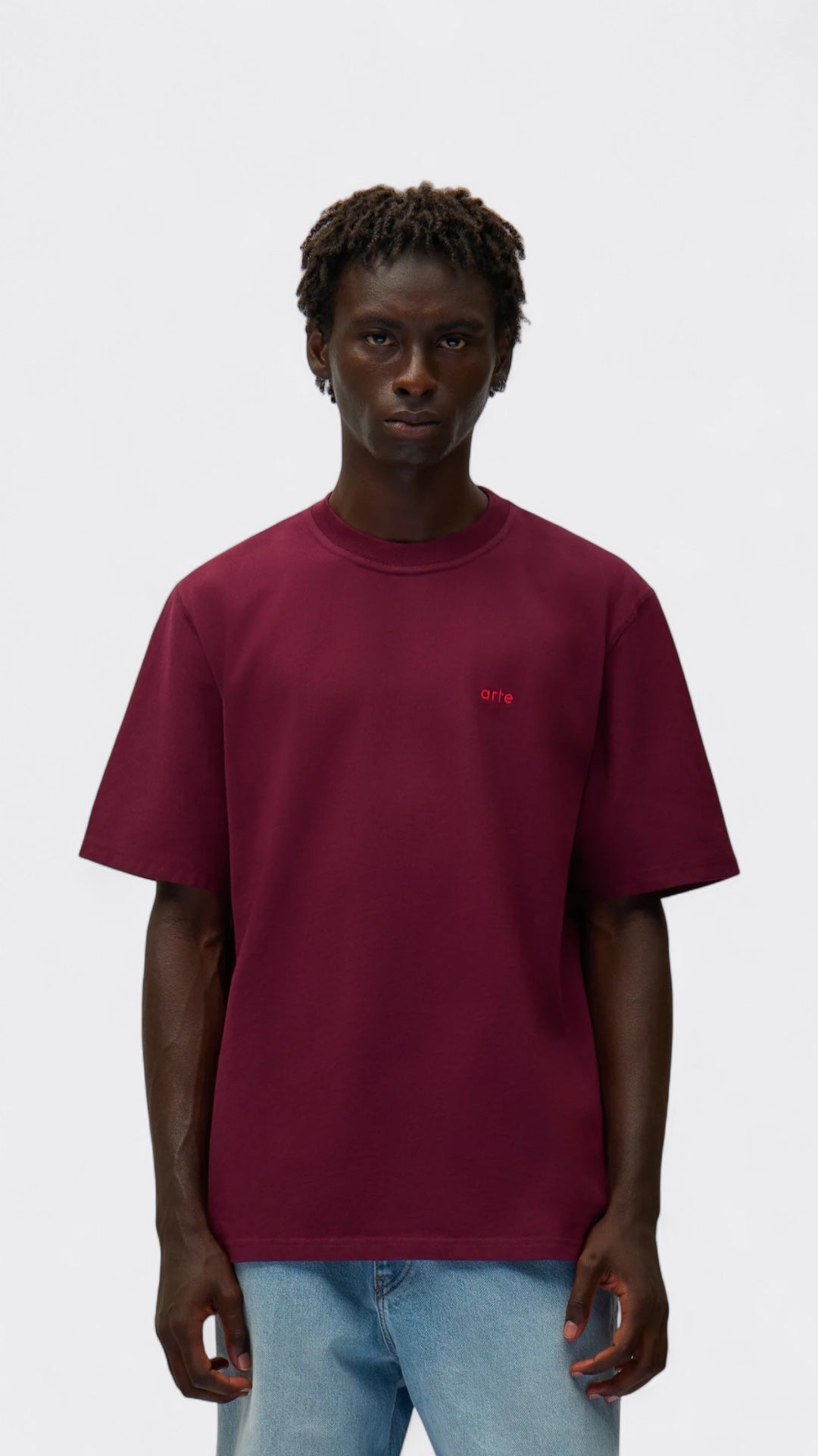 Arte For All T-shirt Bordeaux