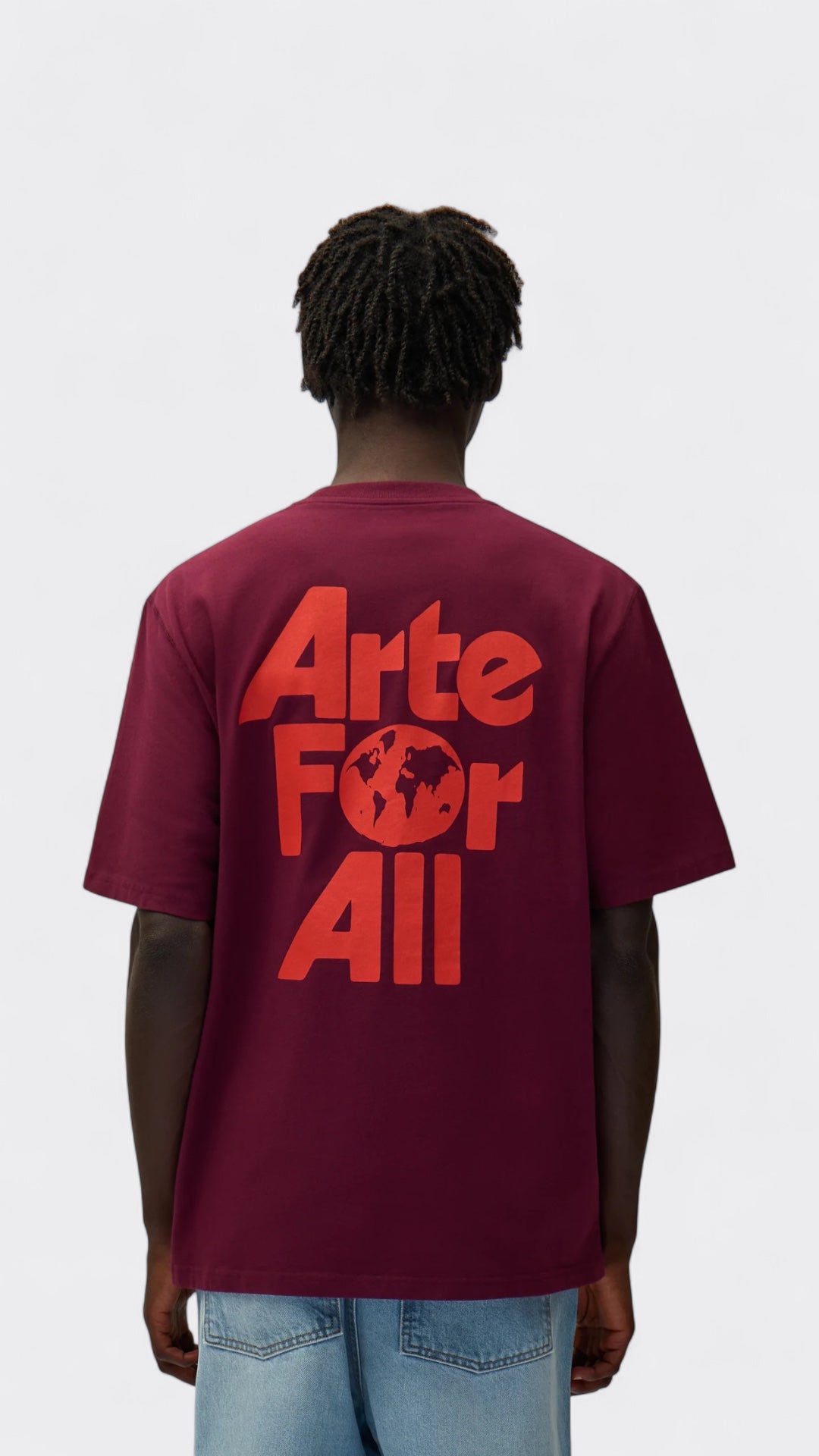 Arte For All T-shirt Bordeaux