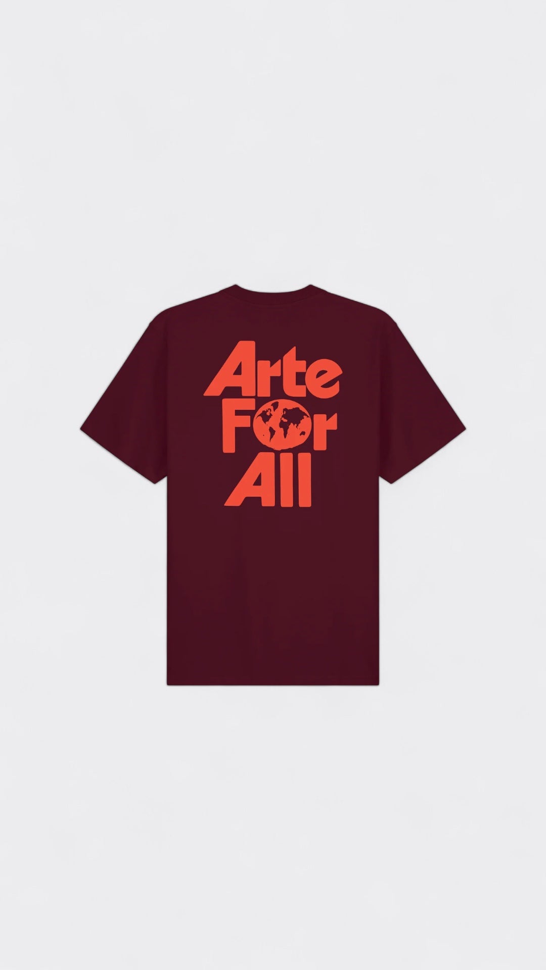 Arte For All T-shirt Bordeaux