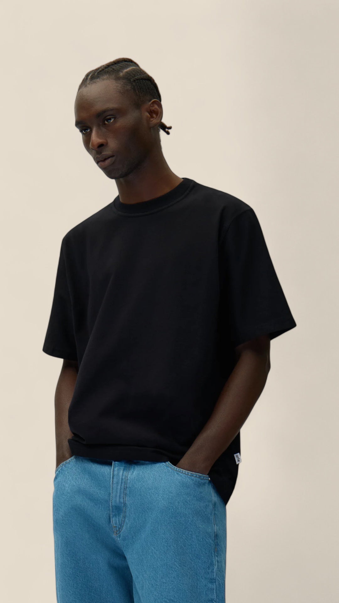 Eye Print T-shirt Black