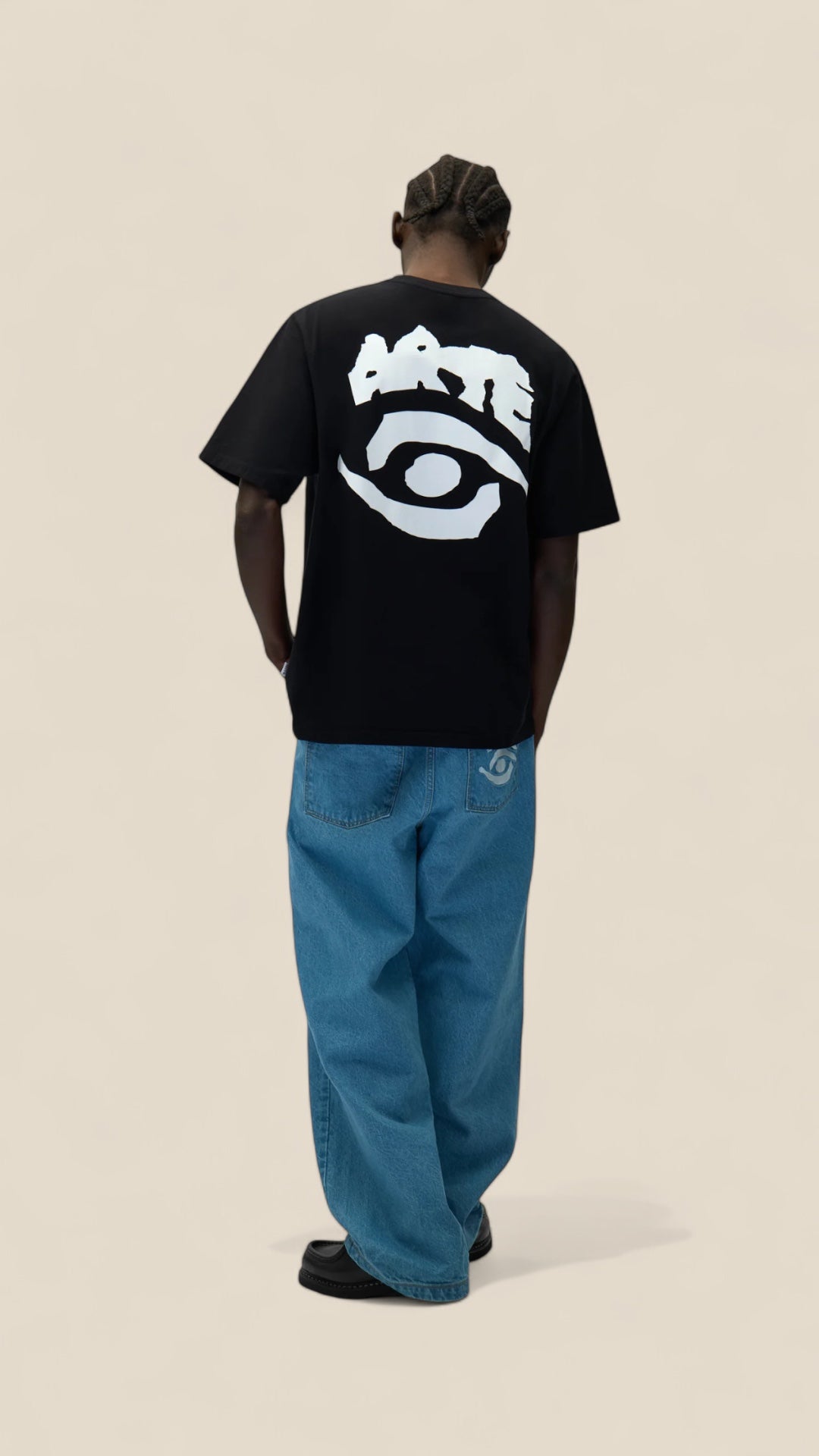 Eye Print T-shirt Black
