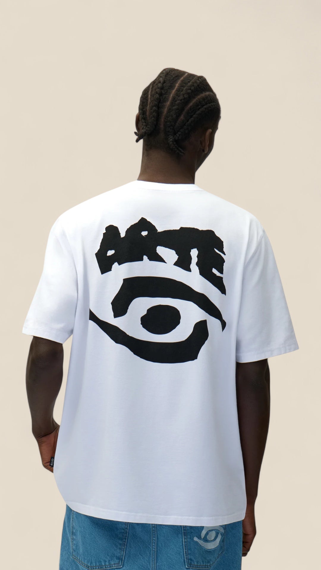 Eye Print T-shirt White
